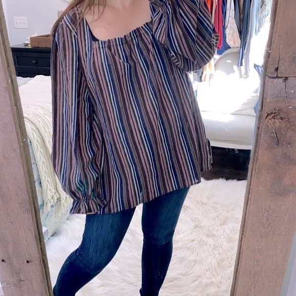 Weekend by Suzanne Betro striped top size 2X - Picture 1 of 5